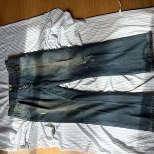 Antik Denim Men's Faded Blue Straight Jeans